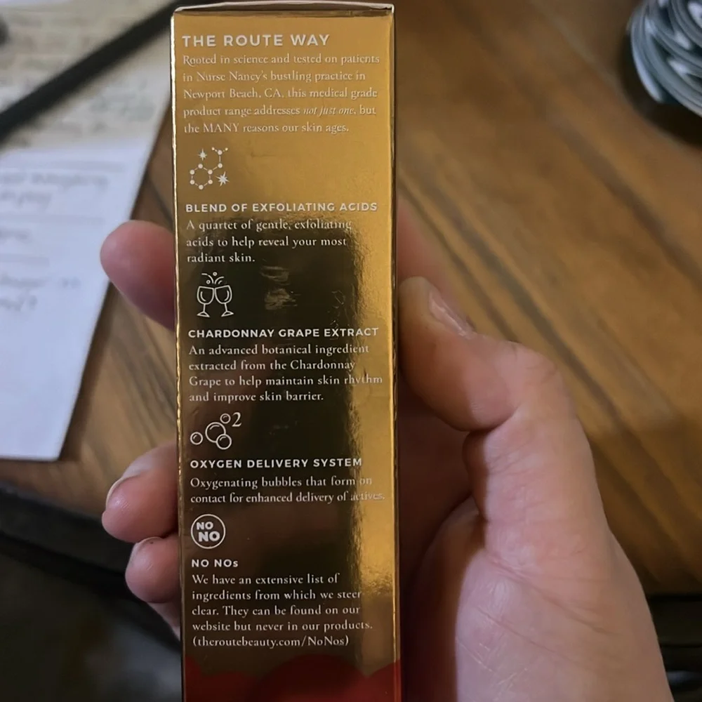 NWT- golden illuminating peel for face. Party peel- at home chemical peel